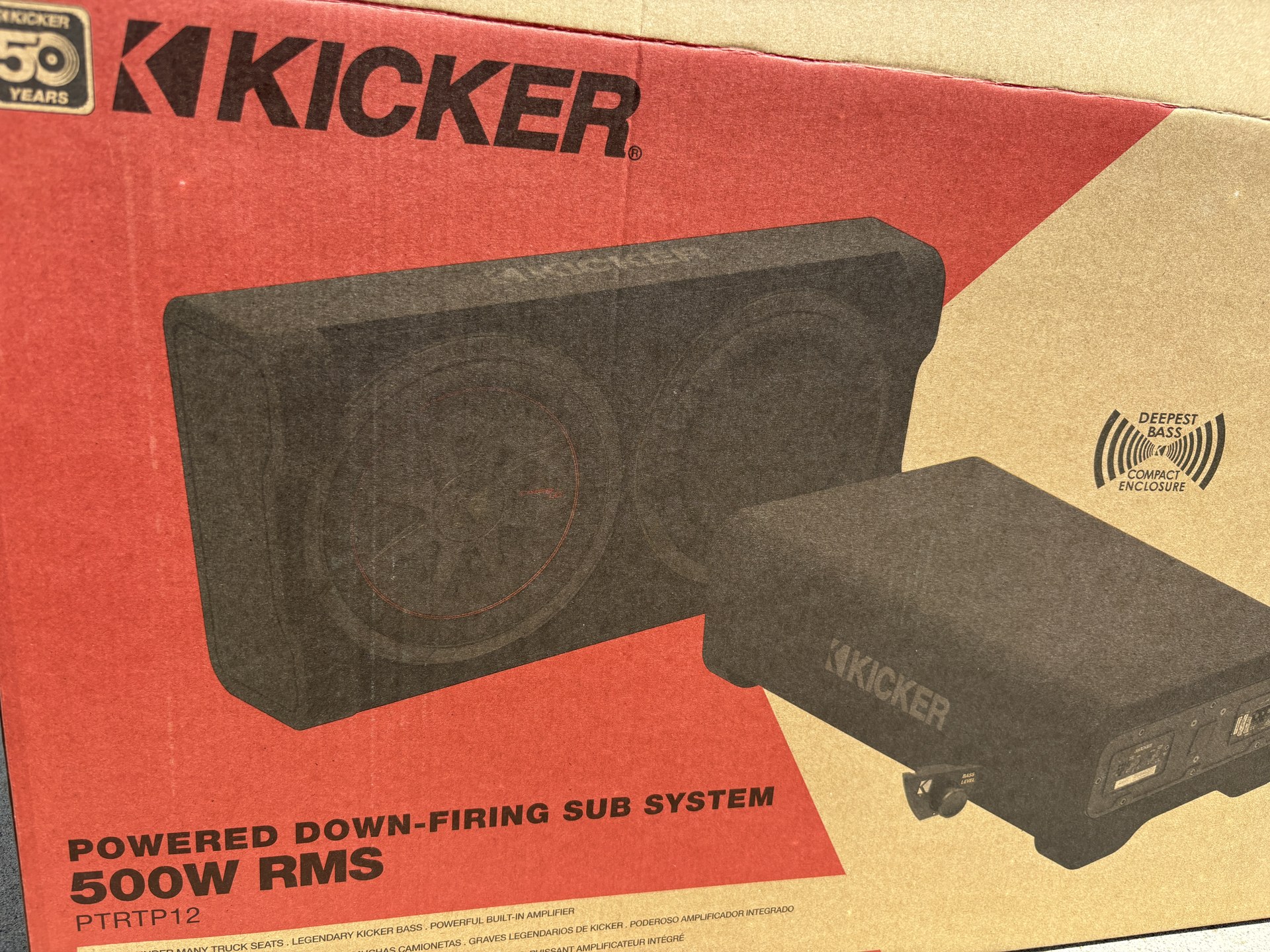 KICKER PTRTP12 パワードサブウーファー パッケージ