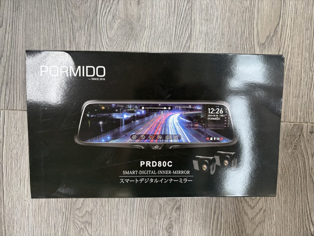 PORMIDO PRD80C スマートデジタルインナーミラー パッケージ